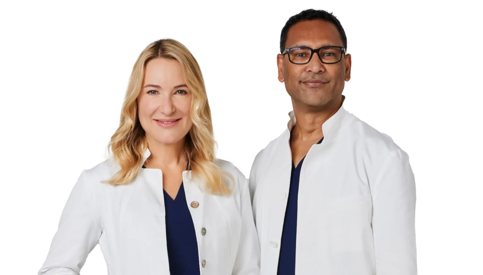 Dr. Julia Berkei und Ahmed Elzebair, Ärzte der Plastischen und Ästhetischen Chirurgie bei Dr. Berkei.